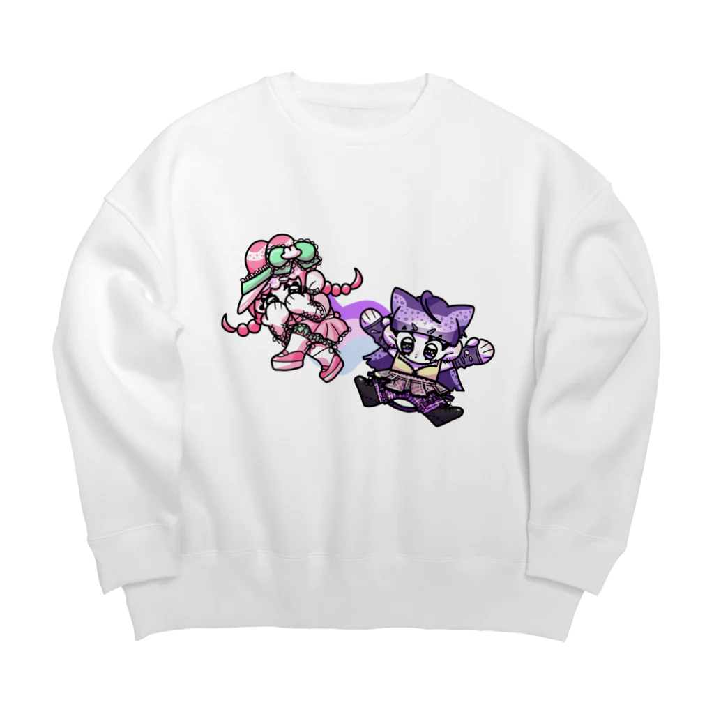 どすこい大胸筋の天才画 Big Crew Neck Sweatshirt