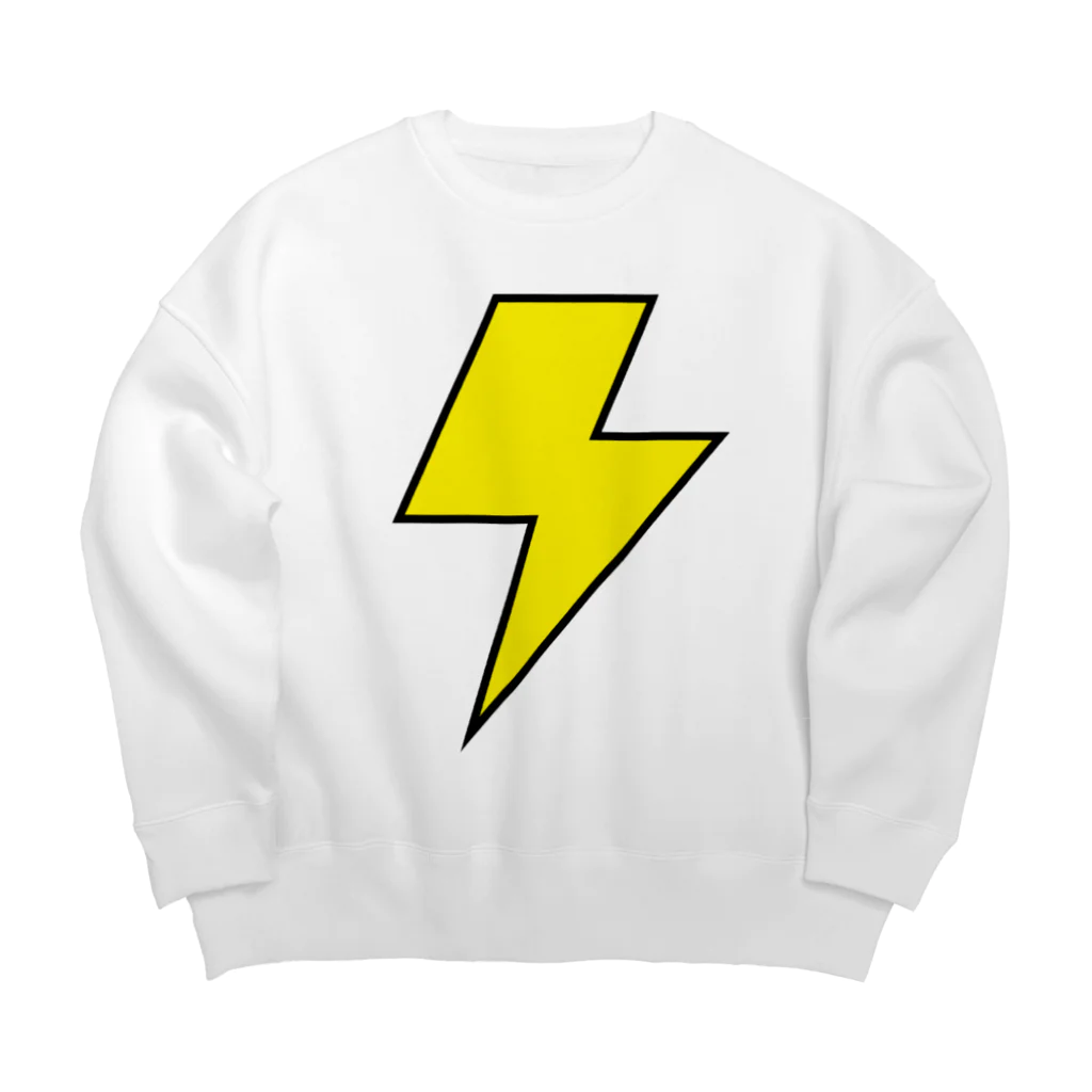 taroegames🌟🐥のthunder Big Crew Neck Sweatshirt