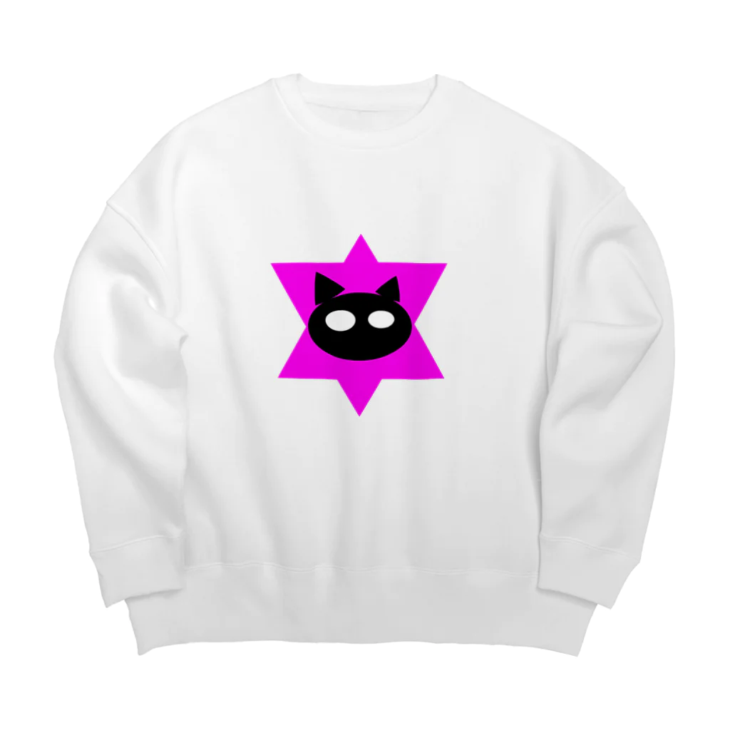 百鬼夜行の黒いヤツ Big Crew Neck Sweatshirt