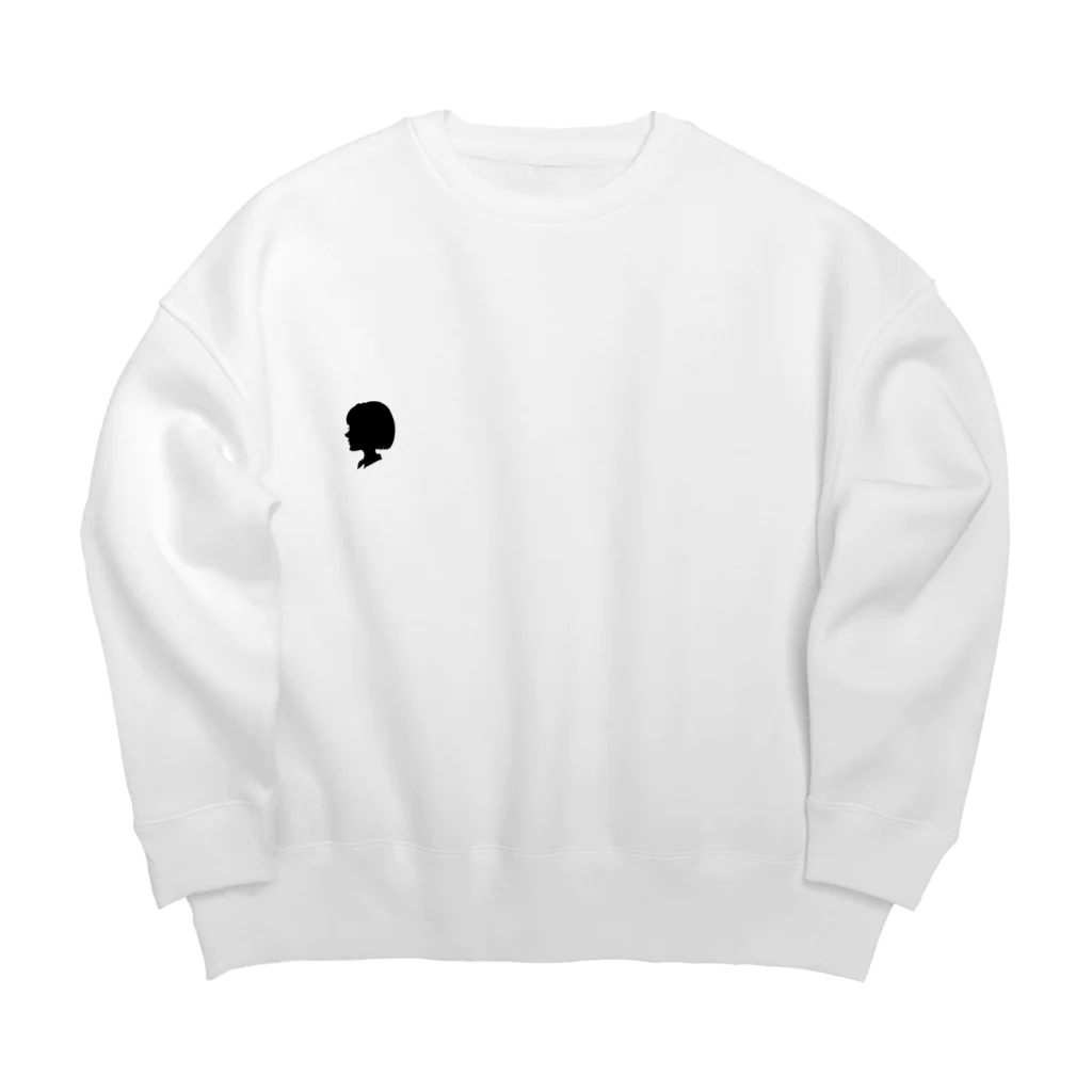 Mのヨコガオ×ボブ Big Crew Neck Sweatshirt