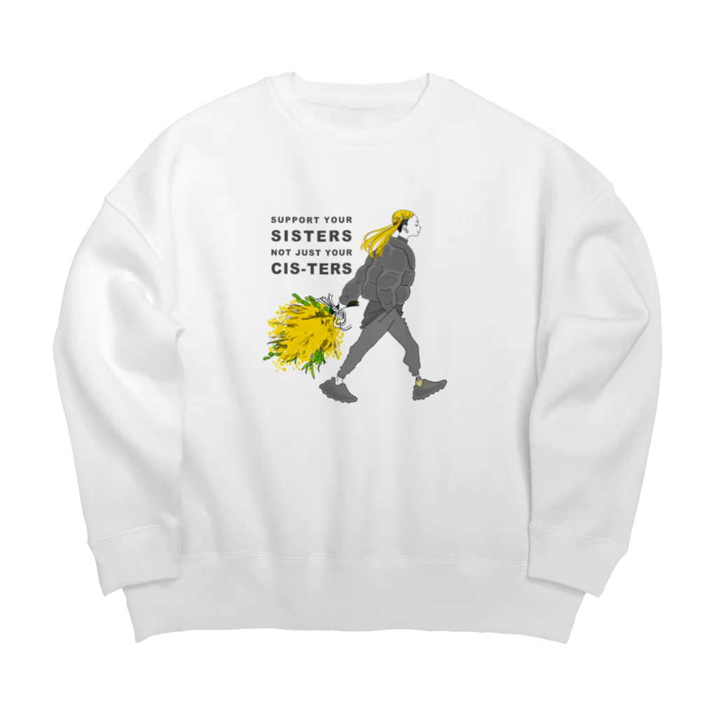 fox fox foxのSISTERS! Big Crew Neck Sweatshirt