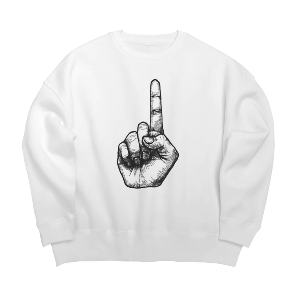 ken1219のNo.1 Big Crew Neck Sweatshirt