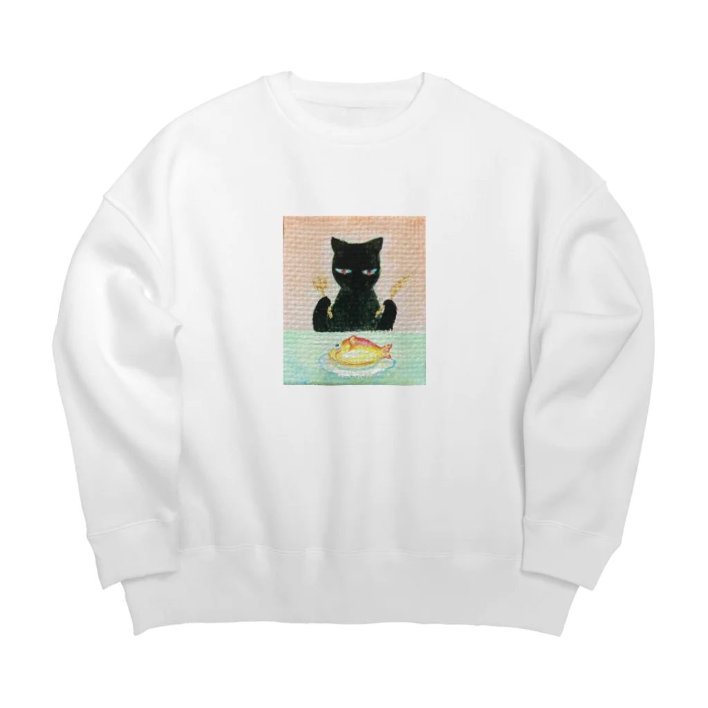 くればやしのおひるごはん Big Crew Neck Sweatshirt