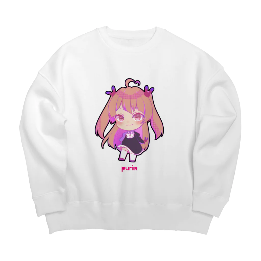 Rimε・●・зstoreのぷりんちゃん Big Crew Neck Sweatshirt