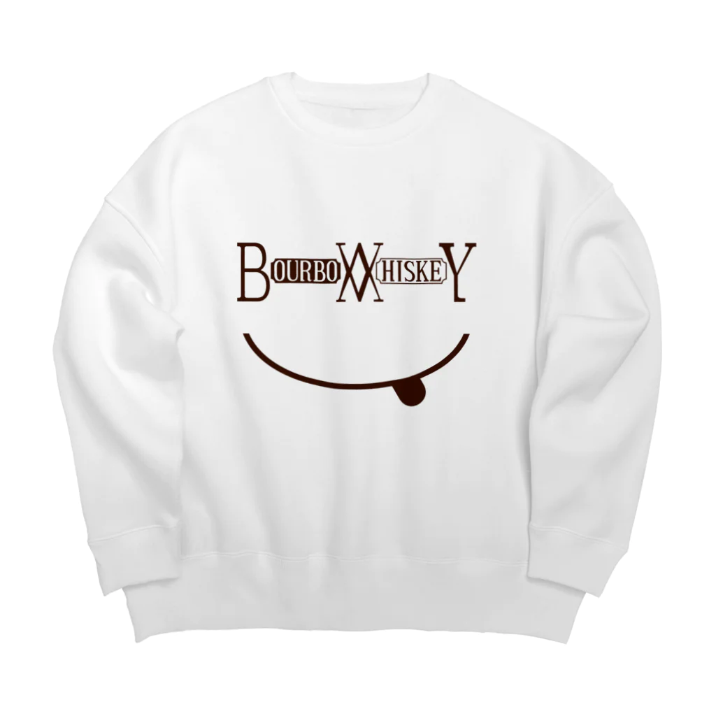 girasuのバーボン・ウイスキー Big Crew Neck Sweatshirt