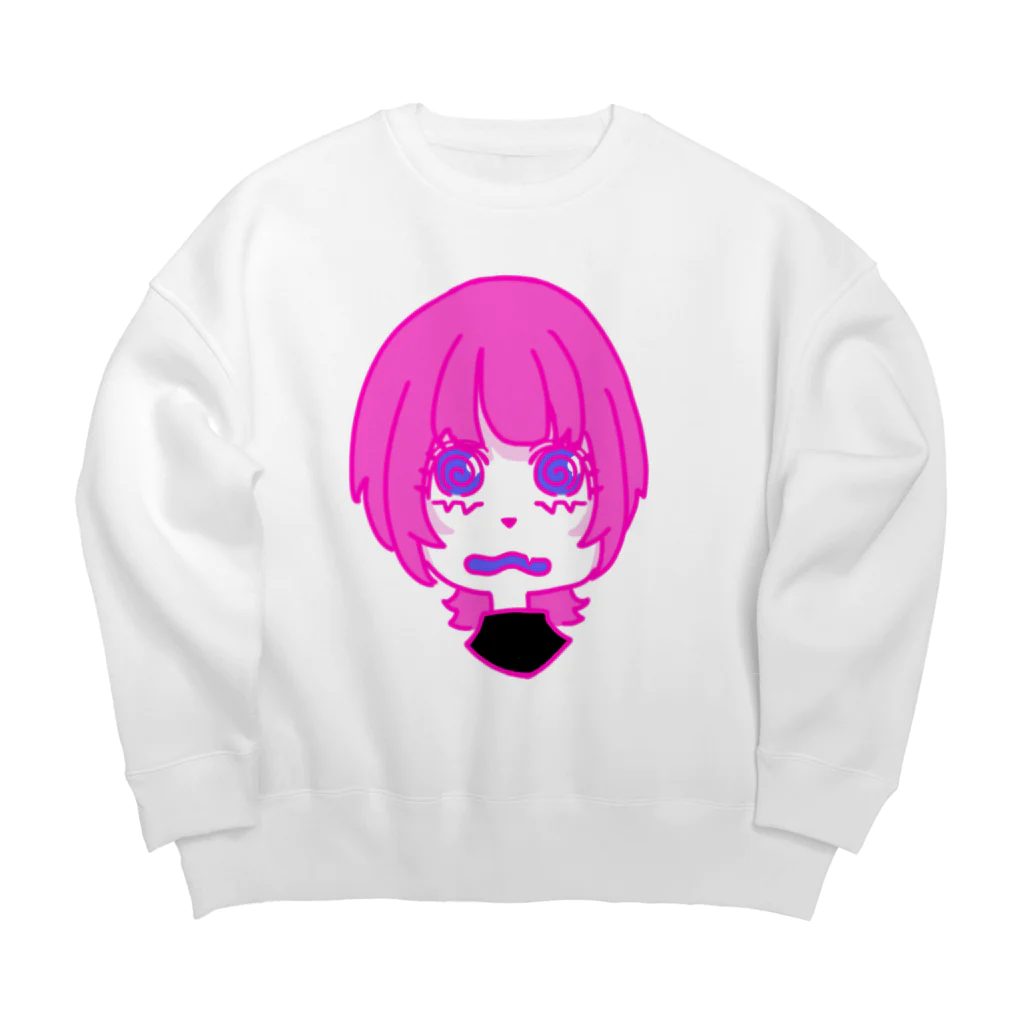 シロクマPRのPink-Chan Big Crew Neck Sweatshirt