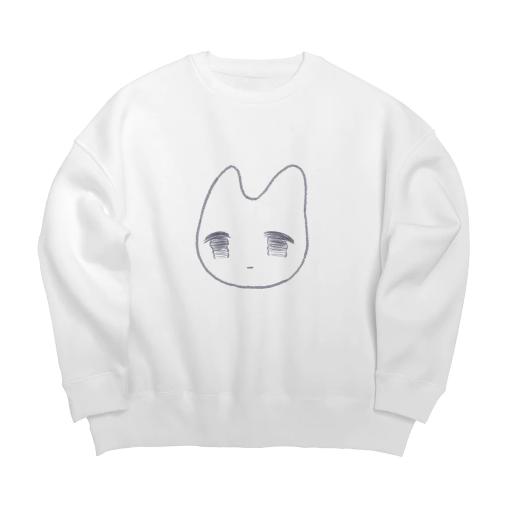 あくむ病院のほようさぎちゃん Big Crew Neck Sweatshirt