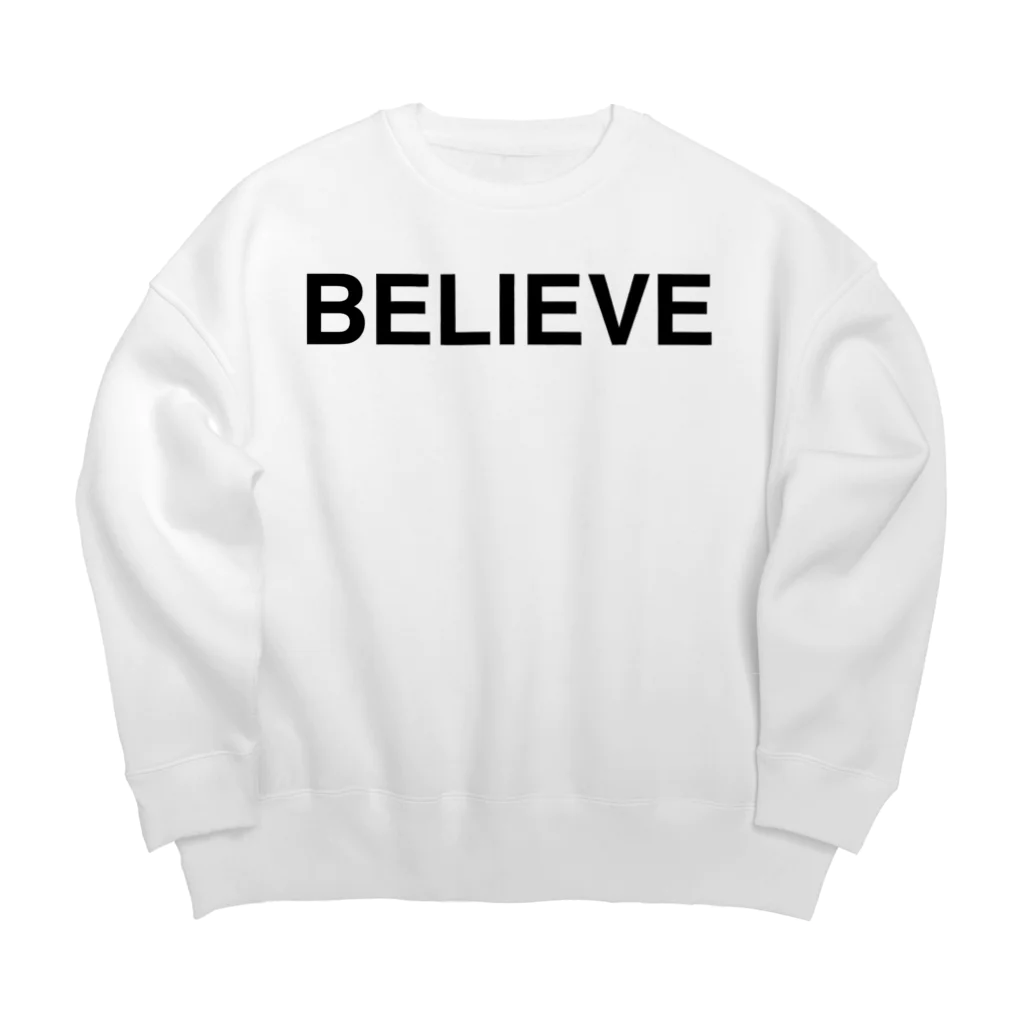 TOKYO LOGOSHOP 東京ロゴショップのBELIEVE-ビリーブ- Big Crew Neck Sweatshirt