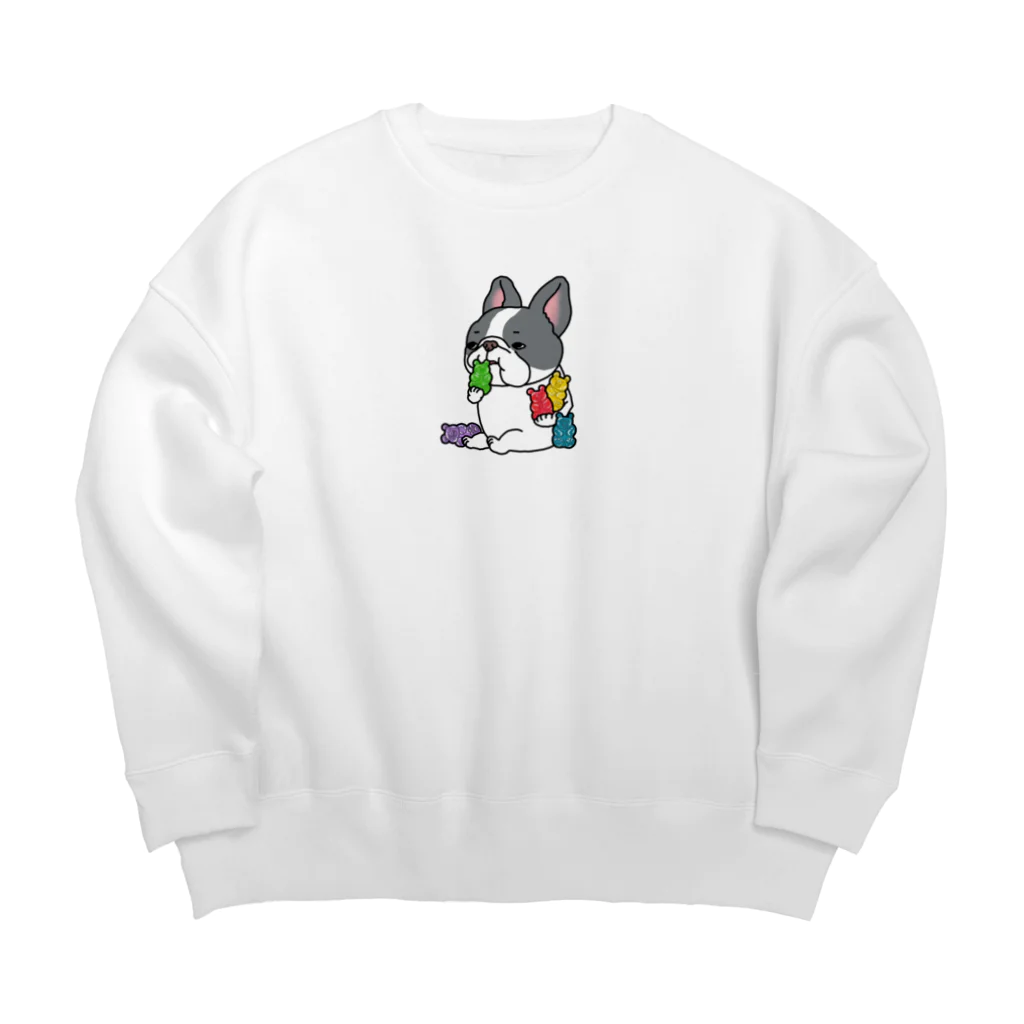 2216studioのガミィベア食べるフレブルちゃん。パイドちゃん。 Big Crew Neck Sweatshirt