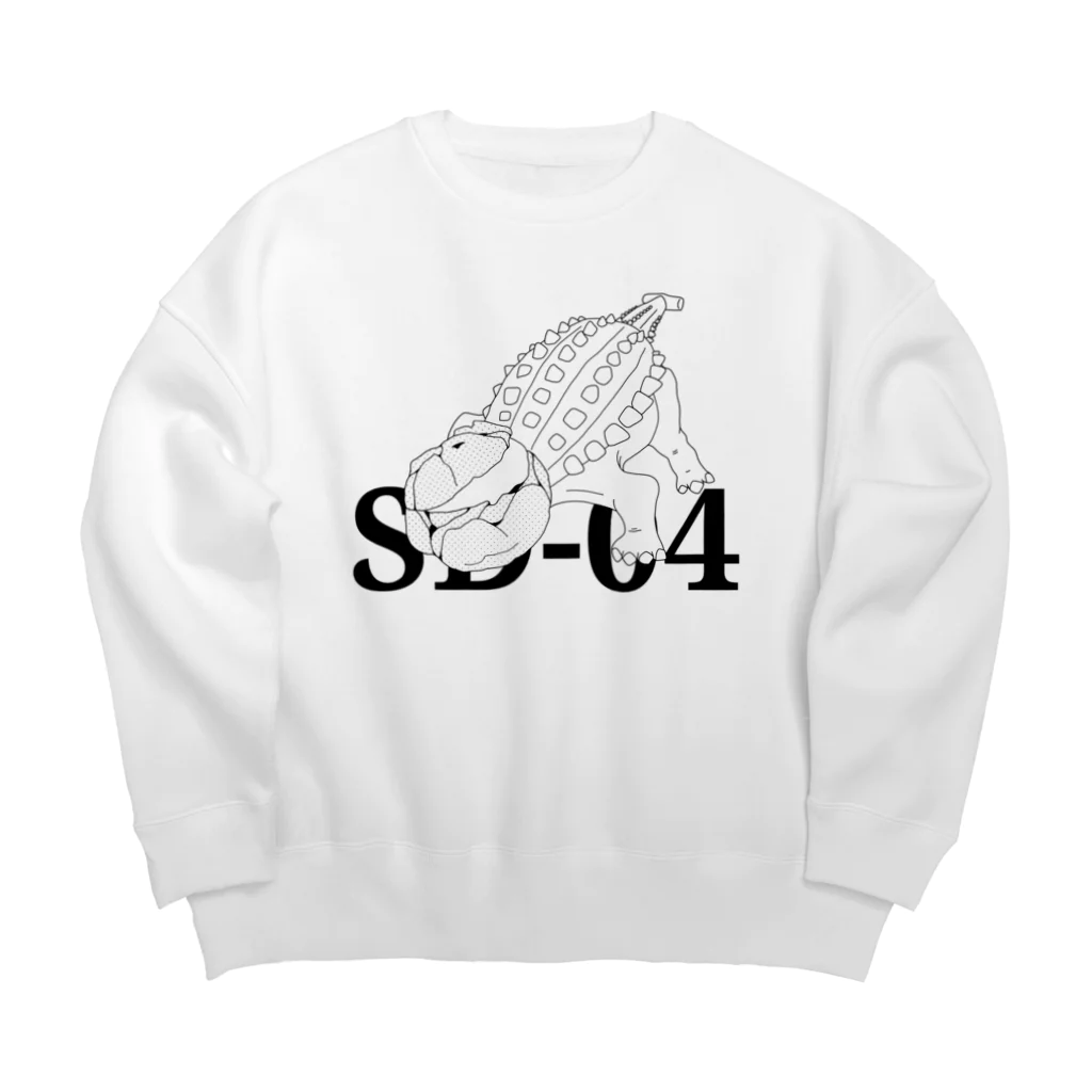 Tea BreakのSweets Dinosaur 04 Big Crew Neck Sweatshirt