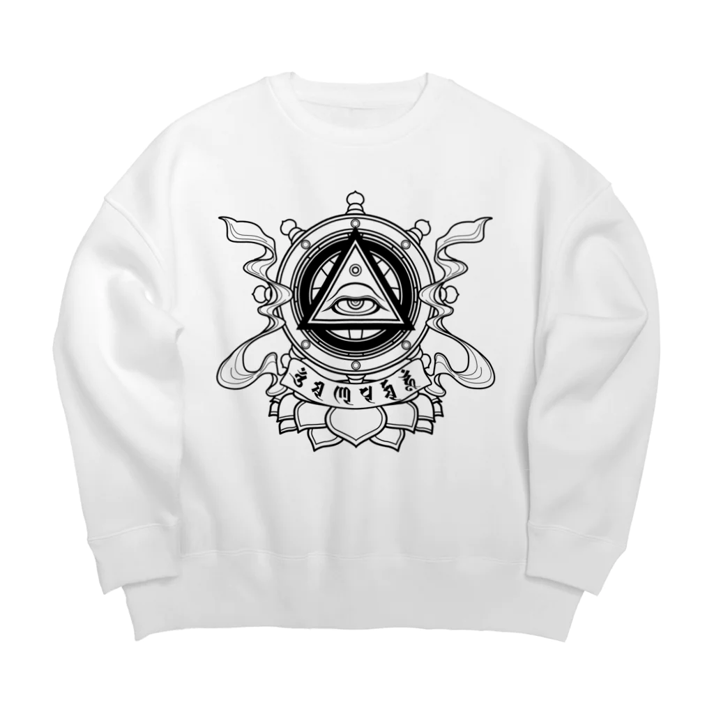 福陀落海灣公司の智慧之眼 Big Crew Neck Sweatshirt