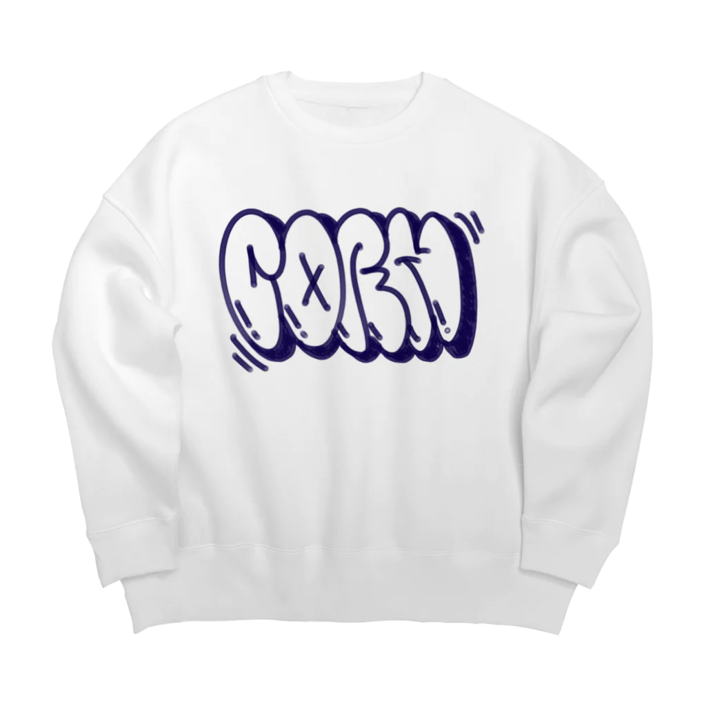 cornのCorn Big Crew Neck Sweatshirt