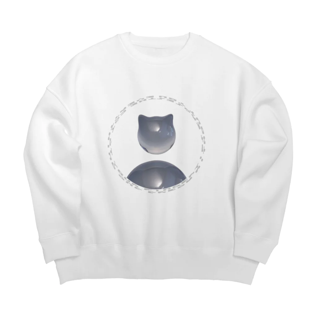 たいやき焼き隊のunknown cat Big Crew Neck Sweatshirt