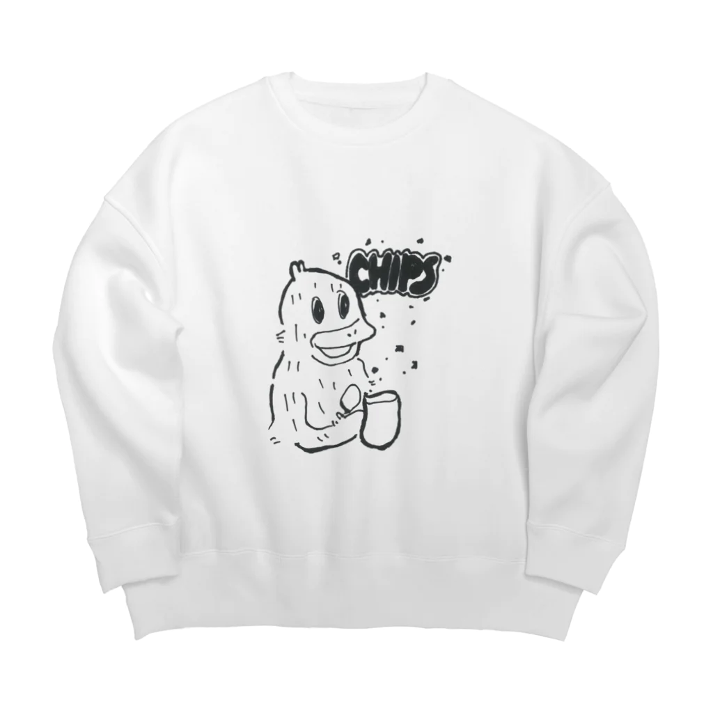 サニーサイドアップ！！のchips！ Big Crew Neck Sweatshirt