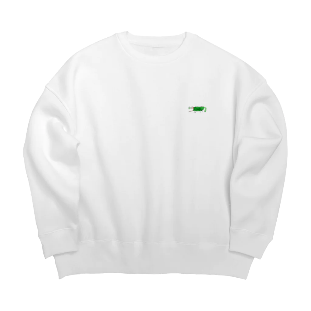 WAKUWAKUのコラステ Big Crew Neck Sweatshirt