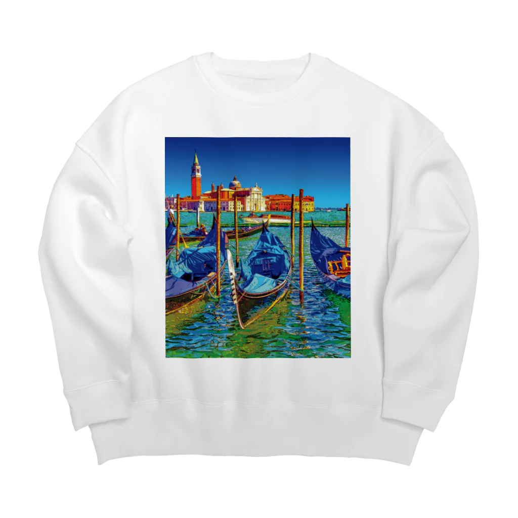 GALLERY misutawoのイタリア ヴェネツィア Big Crew Neck Sweatshirt