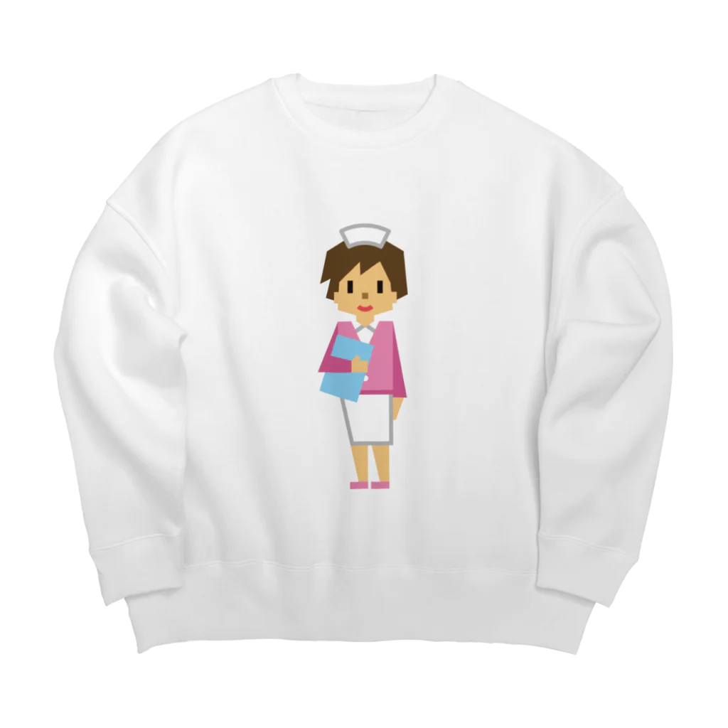 Ma* すとあの看護師　女性 Big Crew Neck Sweatshirt