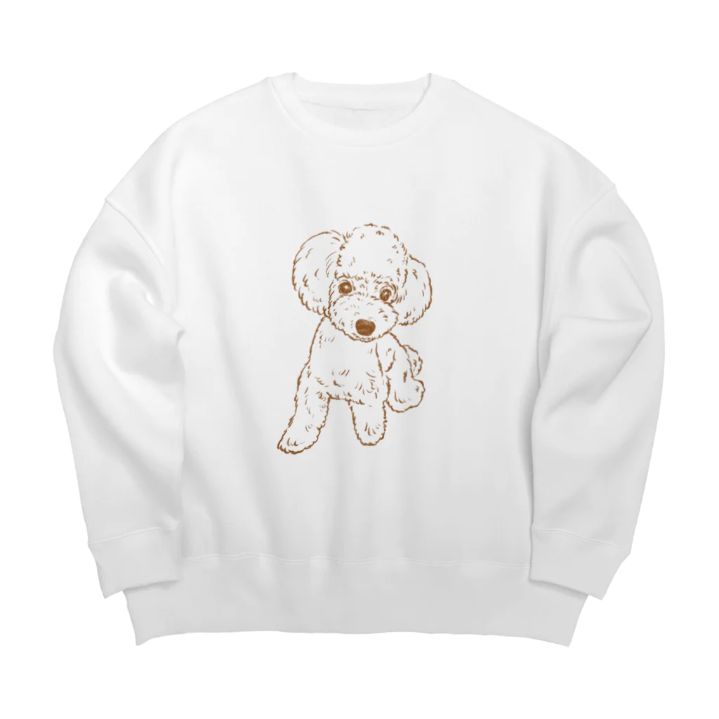 ASのかわいいワンコ Big Crew Neck Sweatshirt