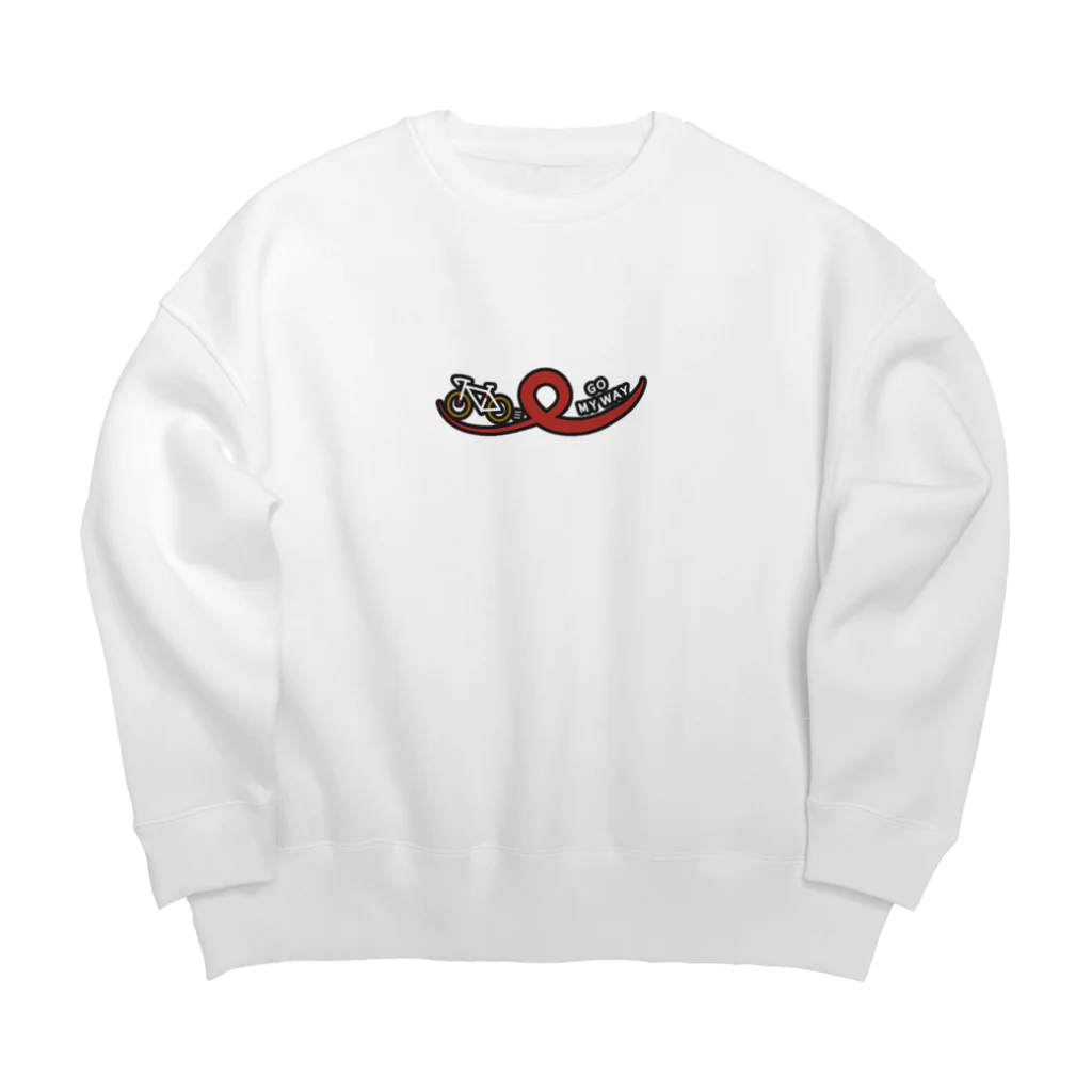 shunpeikawaiのGO MY WAY Big Crew Neck Sweatshirt