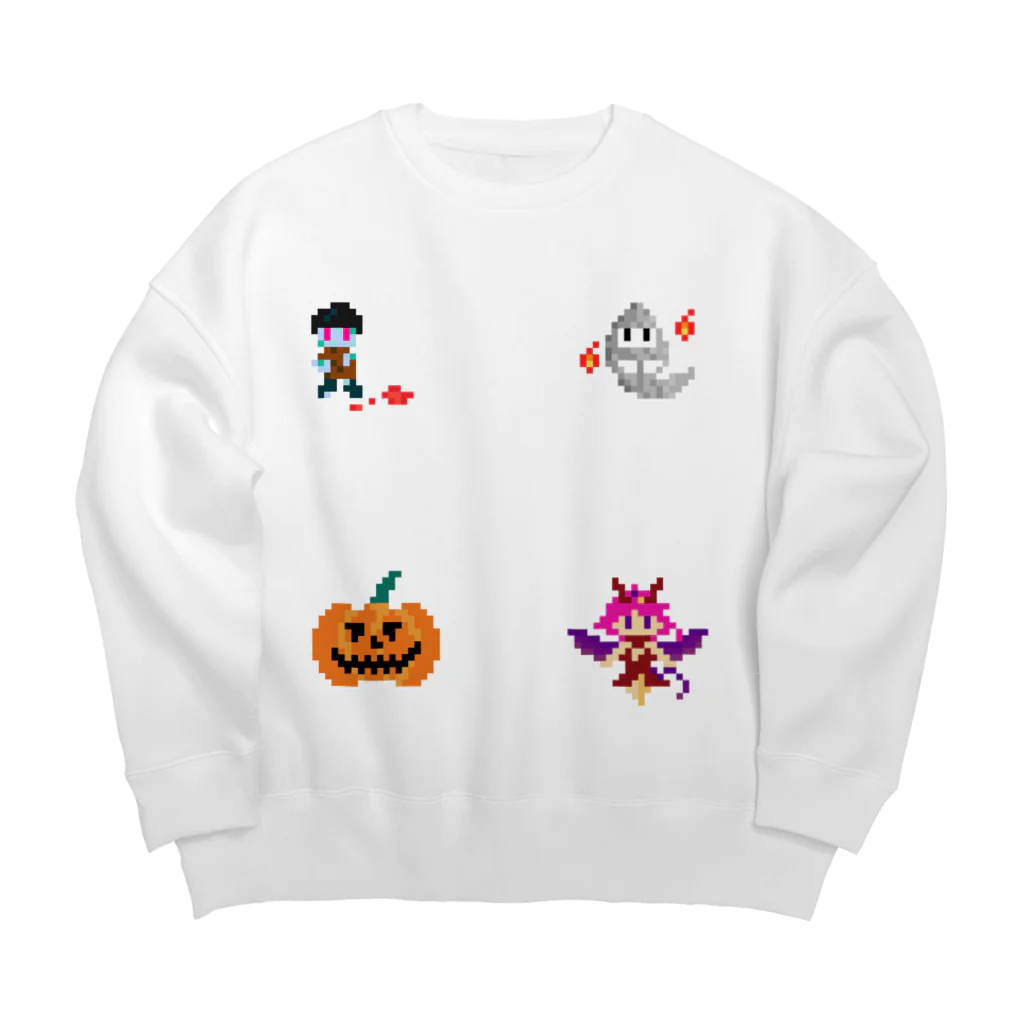 徒然ドッド.のハロウィンカルテット Big Crew Neck Sweatshirt