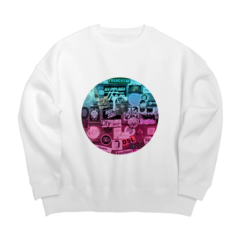 ぴショップのストリート系　渋谷 Big Crew Neck Sweatshirt