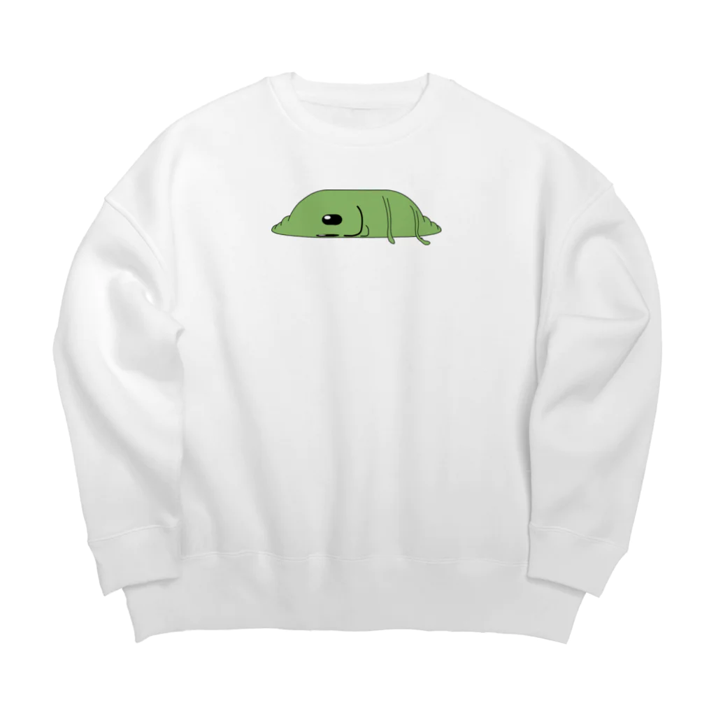 OCTOPUS_shopの名前なし_ライトグリーン Big Crew Neck Sweatshirt