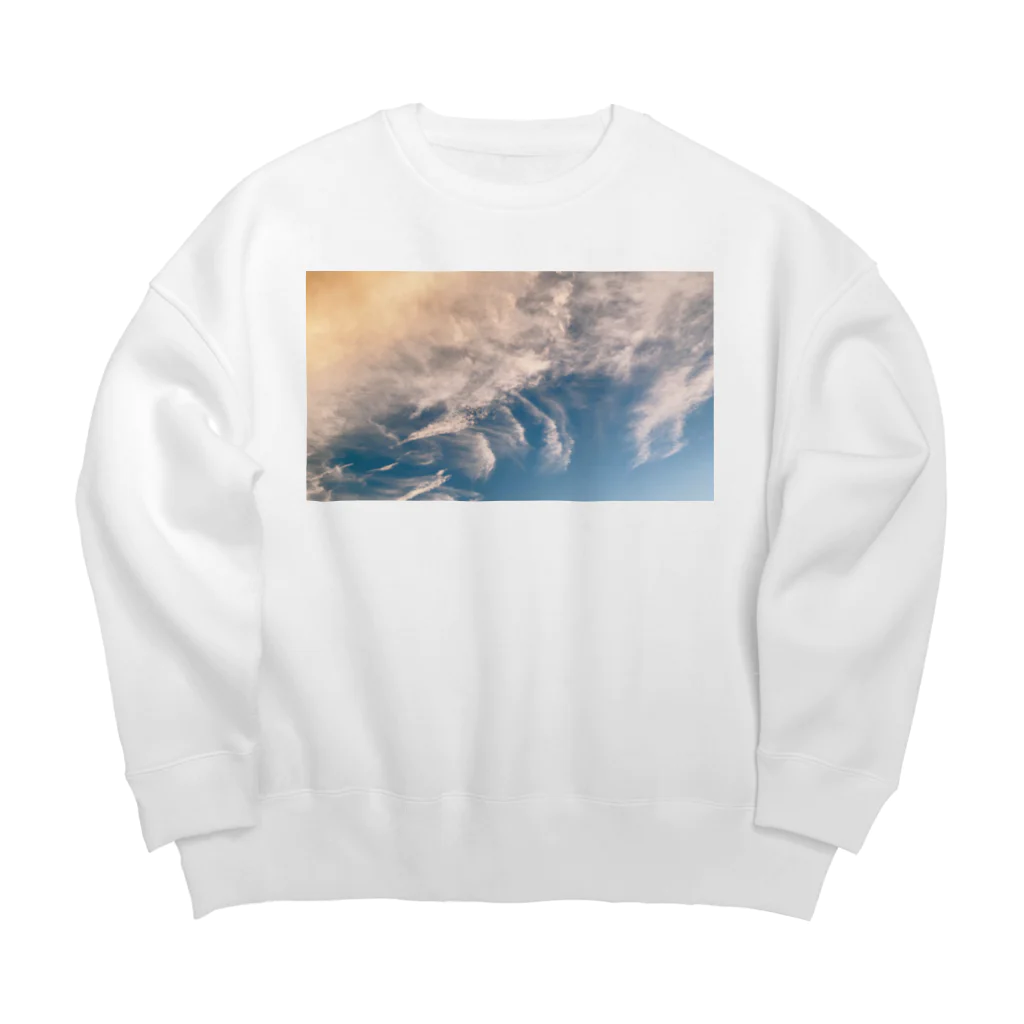 天使のいる街の秋の天使 Big Crew Neck Sweatshirt