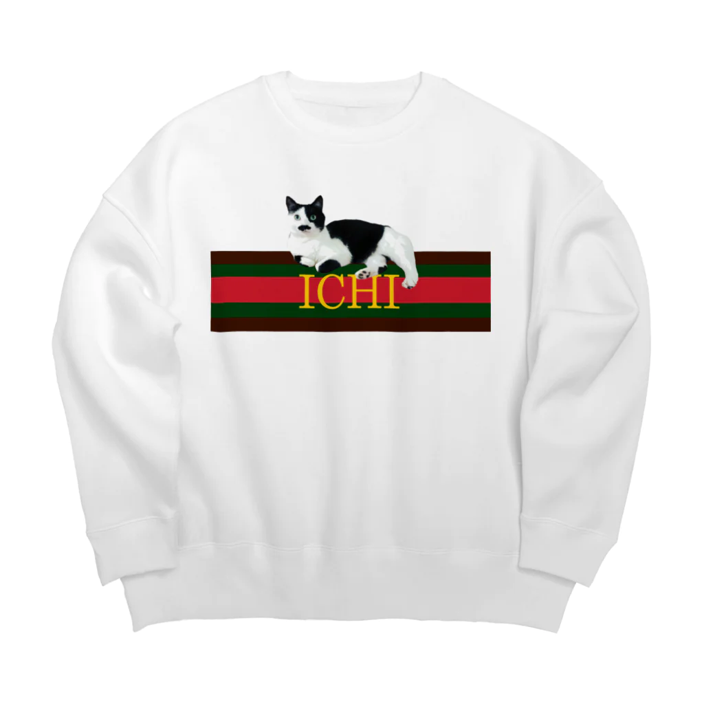 ごまわさびのICHI The Cat Big Crew Neck Sweatshirt