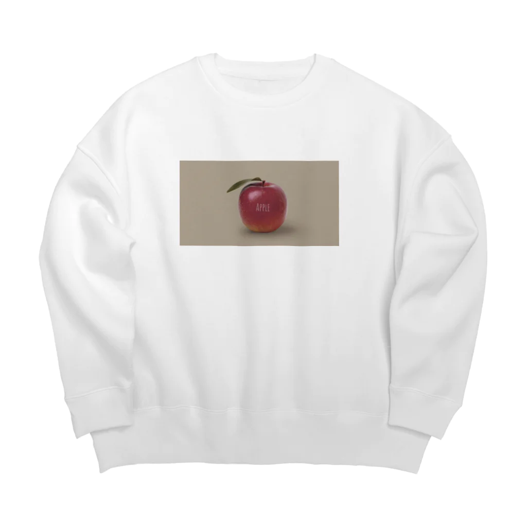 さくたろうのApple_りんご Big Crew Neck Sweatshirt