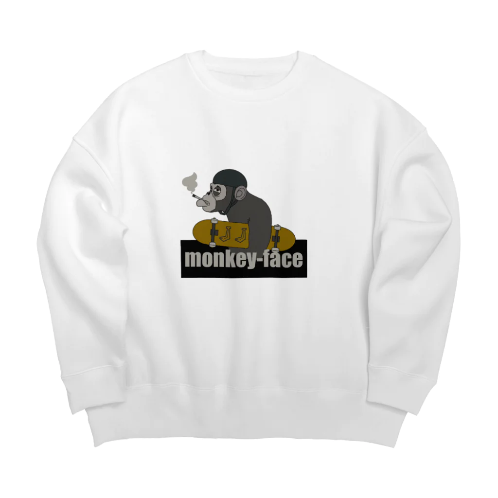 かにのmonkeyface Big Crew Neck Sweatshirt