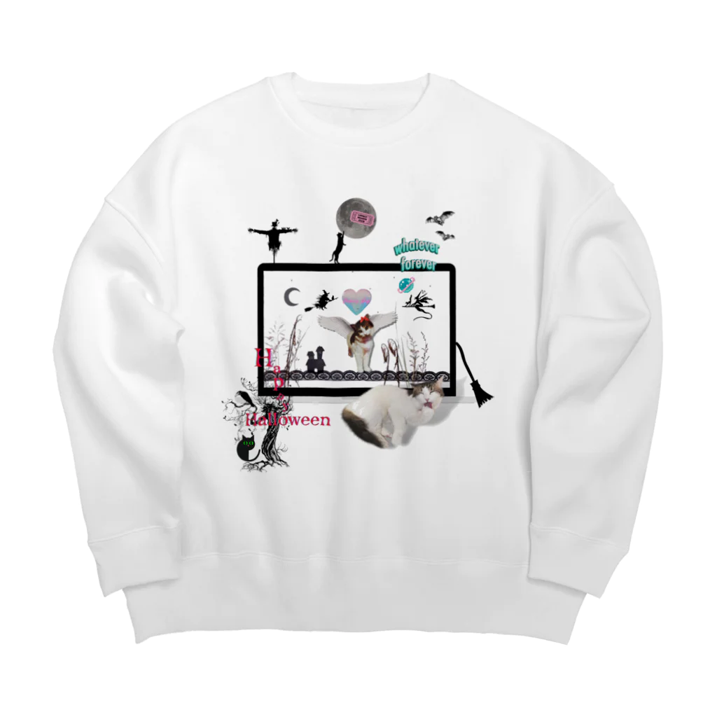 𝙈𝙊𝙈𝙊'𝙨 𝙎𝙝𝙤𝙥のHappy Halloween #03 Big Crew Neck Sweatshirt