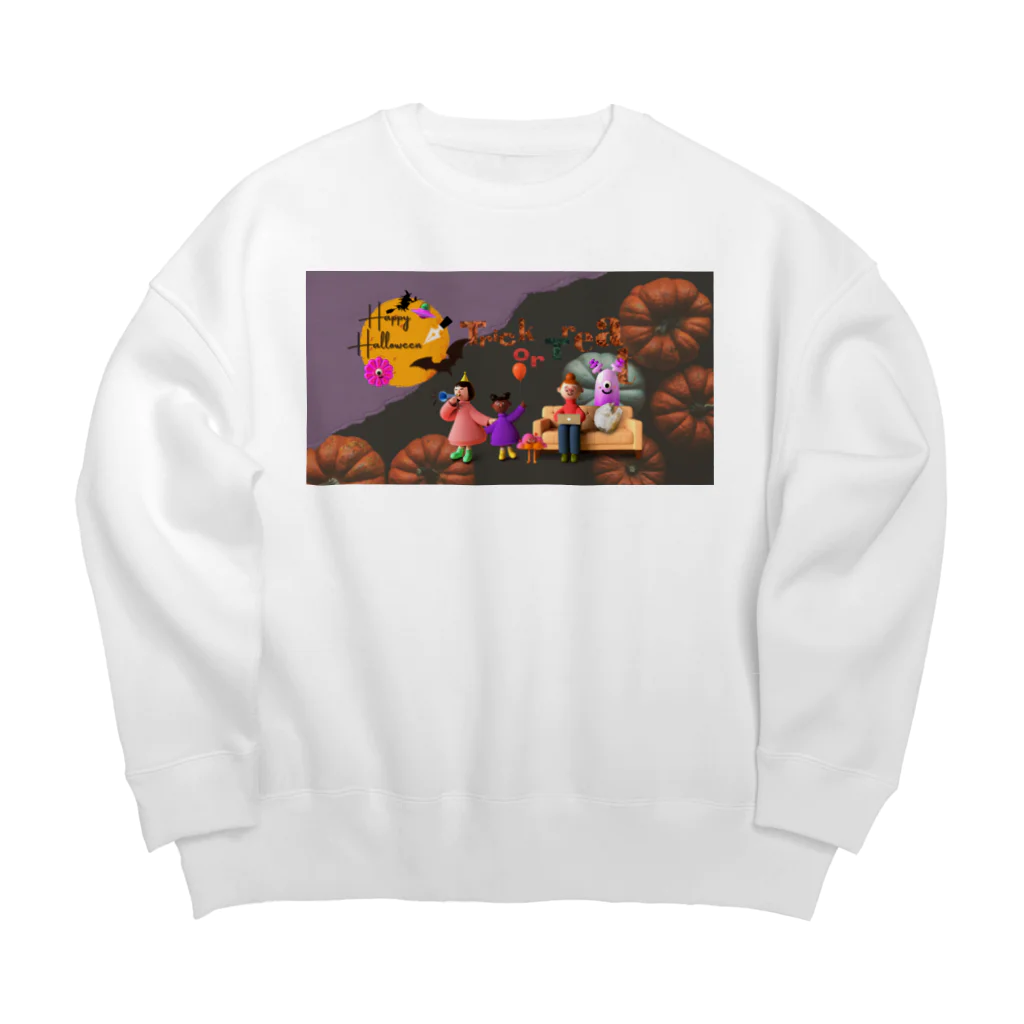 𝙈𝙊𝙈𝙊'𝙨 𝙎𝙝𝙤𝙥のHappy Halloween #05 Big Crew Neck Sweatshirt