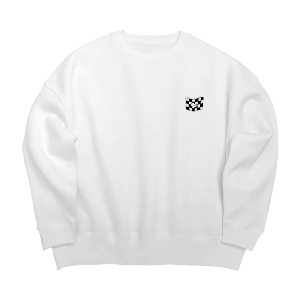 ゆる絵のNAZO no TORI Big Crew Neck Sweatshirt