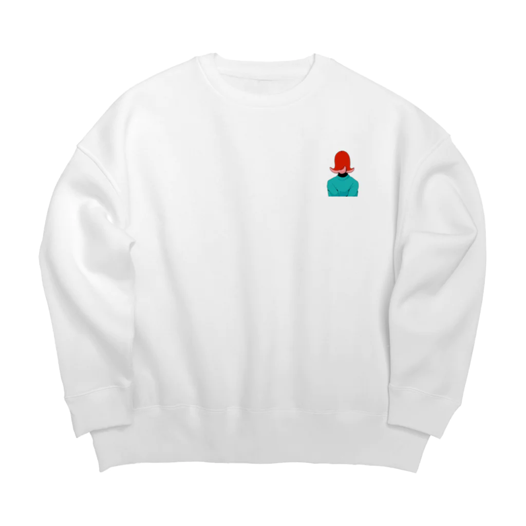 お弁当のタコさんウインナー Big Crew Neck Sweatshirt