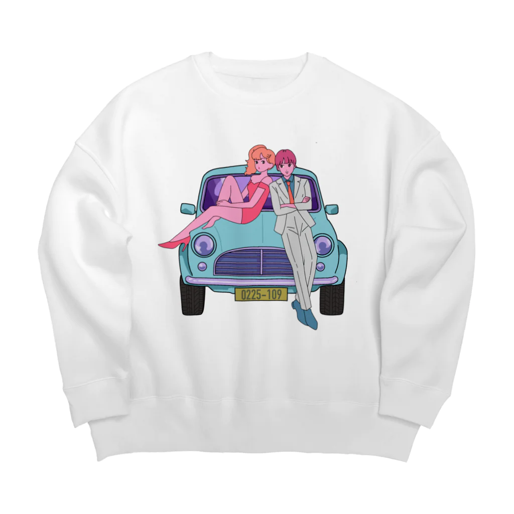 レズっ娘クラブのParty Night Big Crew Neck Sweatshirt