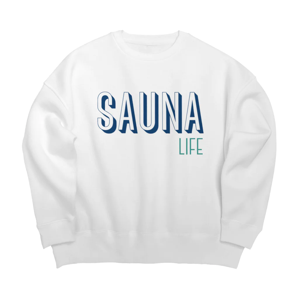 SNOW LIFE JOURNEYのSAUNA LIFE サウナライフ。 Big Crew Neck Sweatshirt