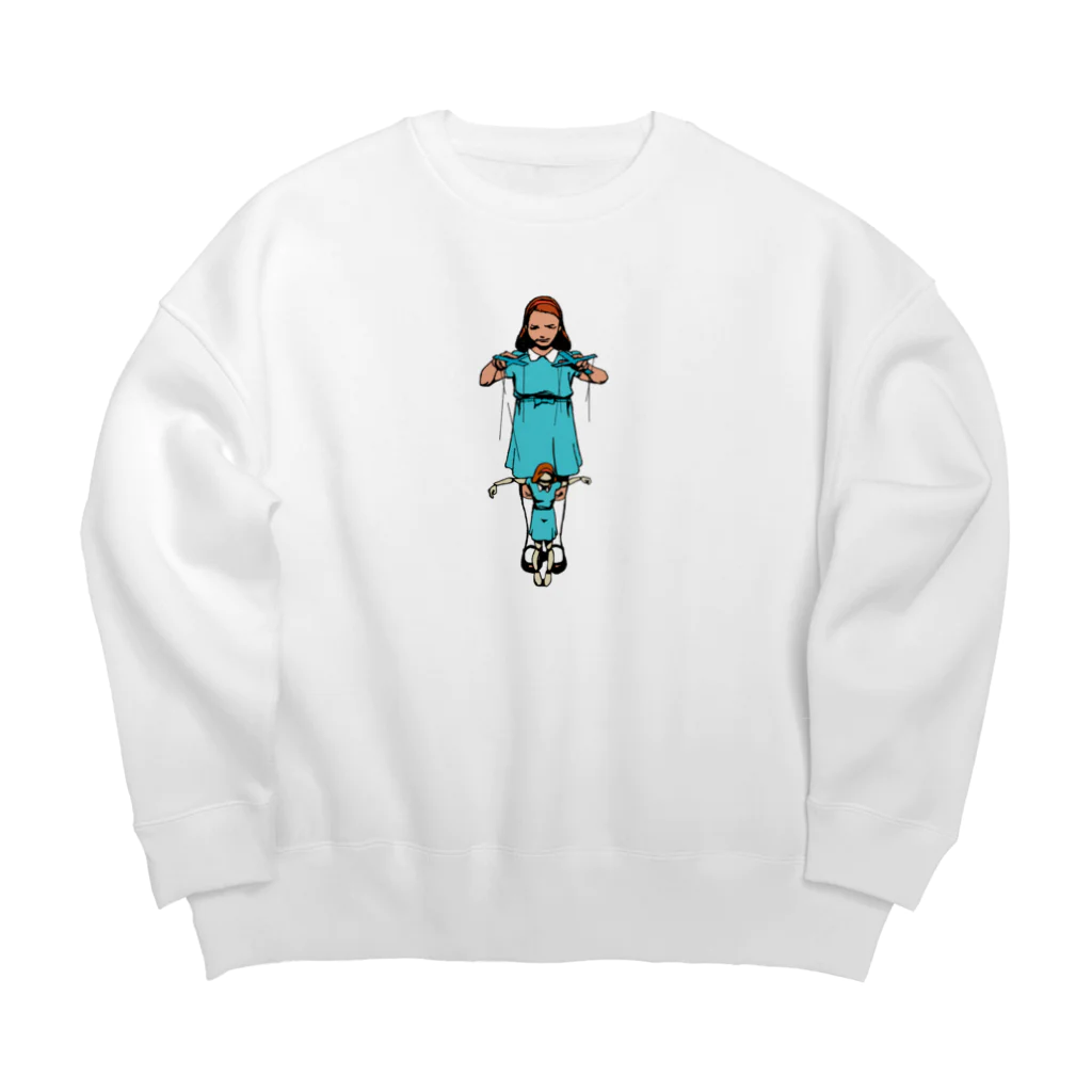 SHOP428の操女立絵図 Big Crew Neck Sweatshirt