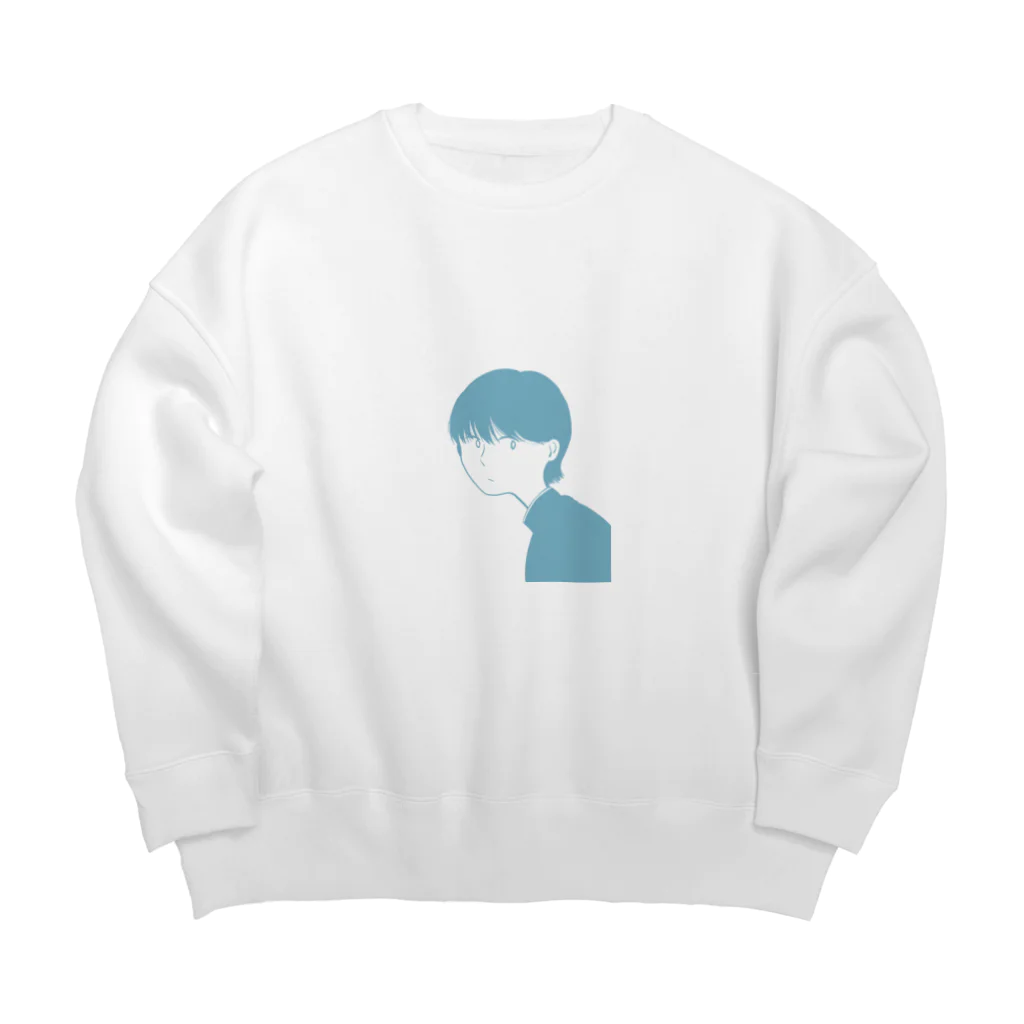 かみかみみかんの見てるよ Big Crew Neck Sweatshirt