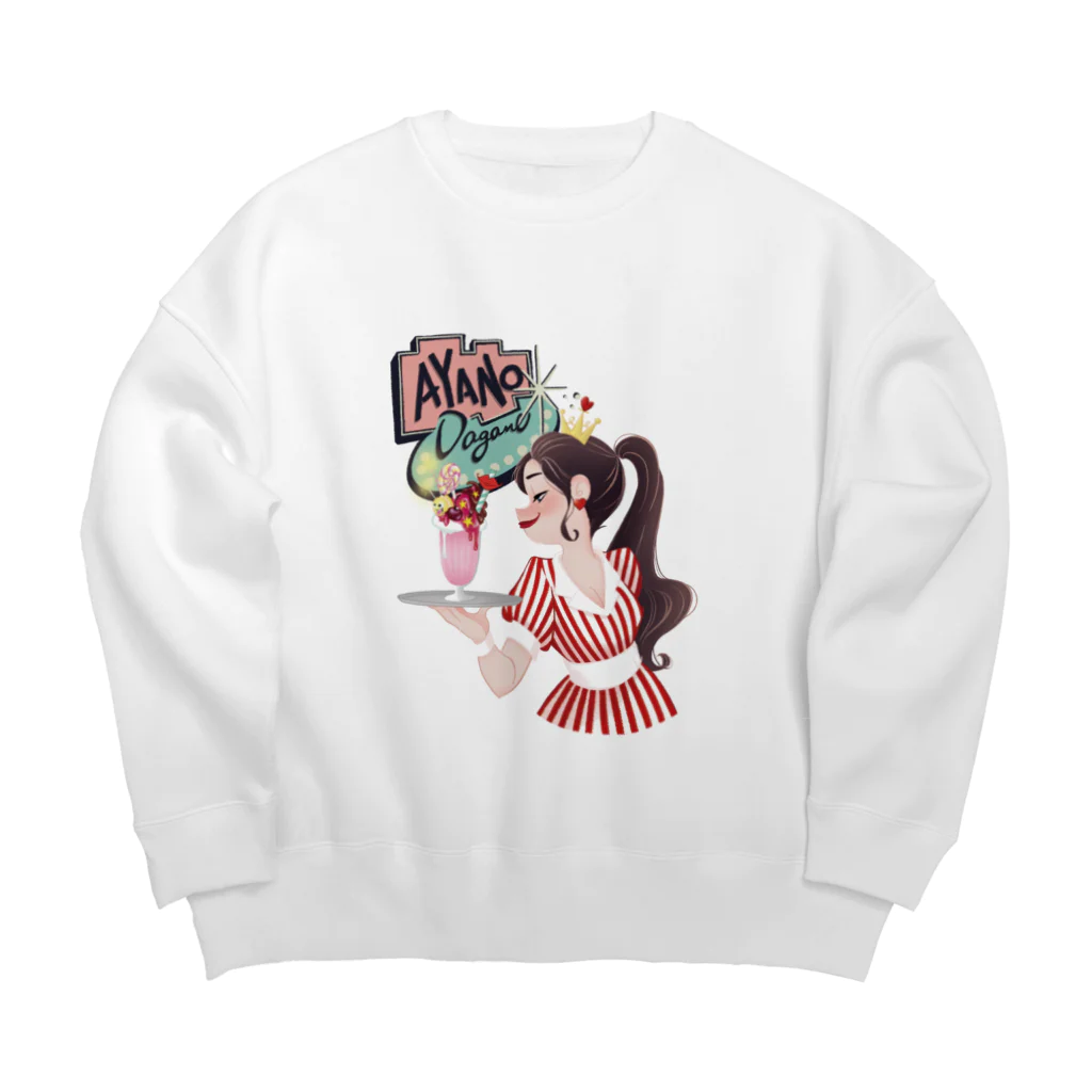 ayanodaganeのＤＩＮＥＲ ＤＡＧＡＮＥ Big Crew Neck Sweatshirt