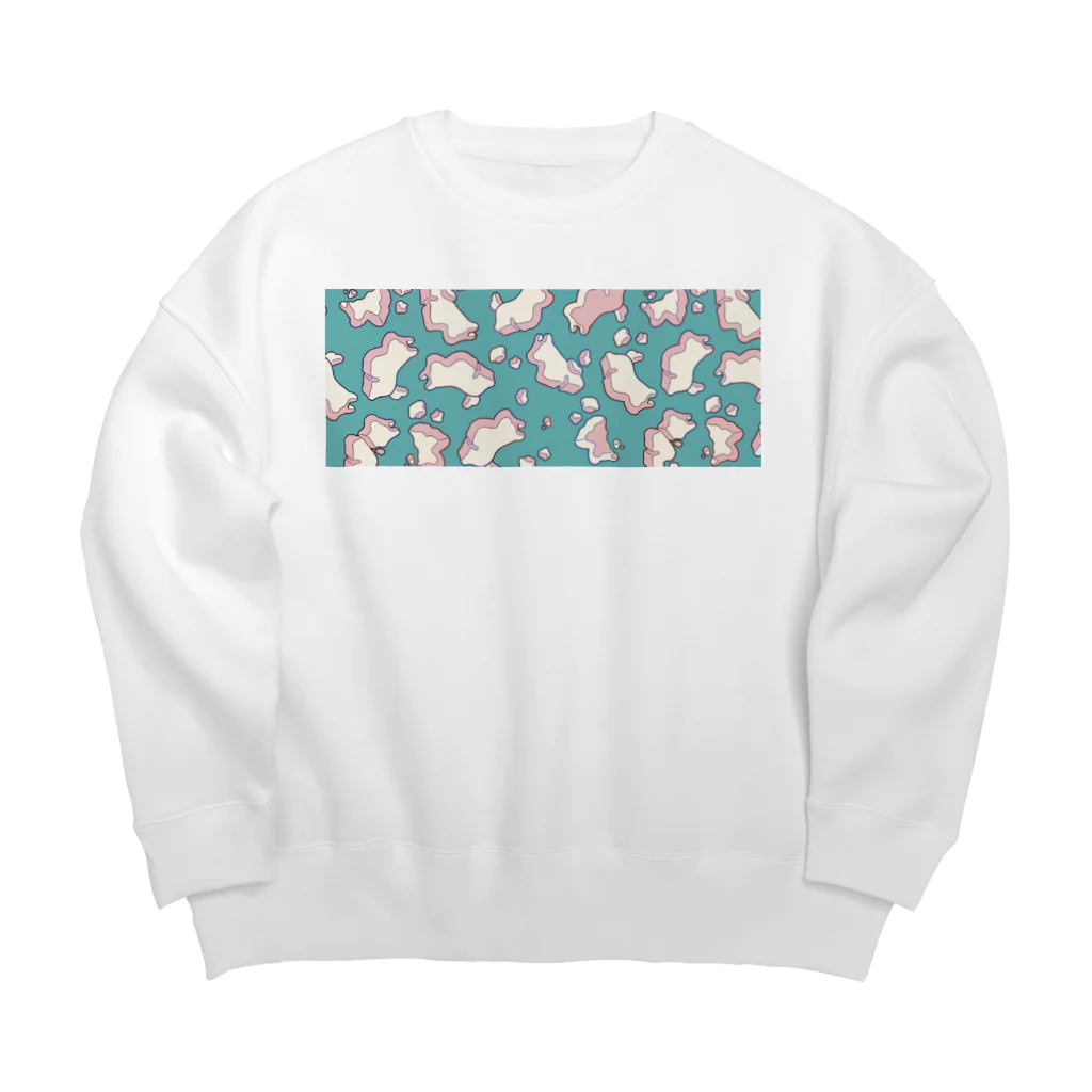 貝柱の犬型クッキー Big Crew Neck Sweatshirt