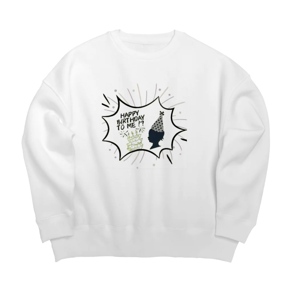 insparation｡   --- ｲﾝｽﾋﾟﾚｰｼｮﾝ｡のバースデー・ベイビー Big Crew Neck Sweatshirt