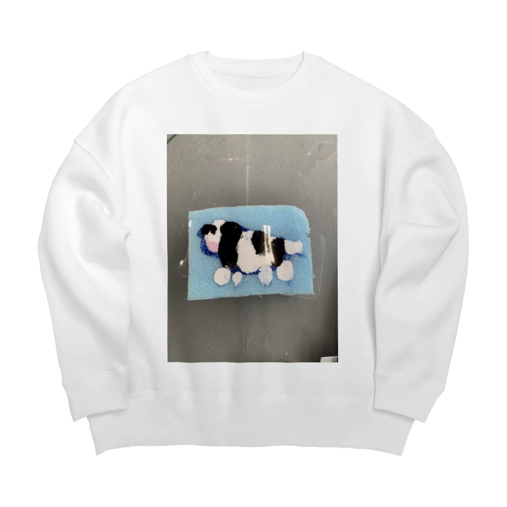 ハワイの犬のうしのプレパラート Big Crew Neck Sweatshirt