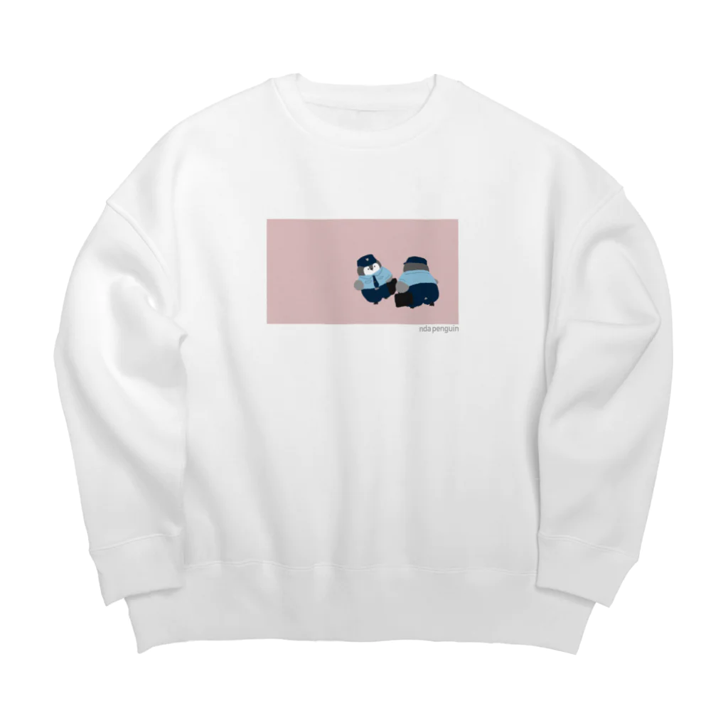 防大ペンギンの校内服ペンギン Big Crew Neck Sweatshirt