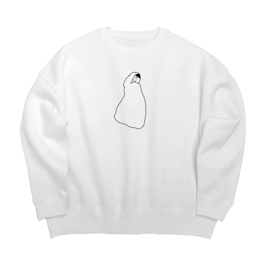 なかじまはるなのおばけちゃん Big Crew Neck Sweatshirt