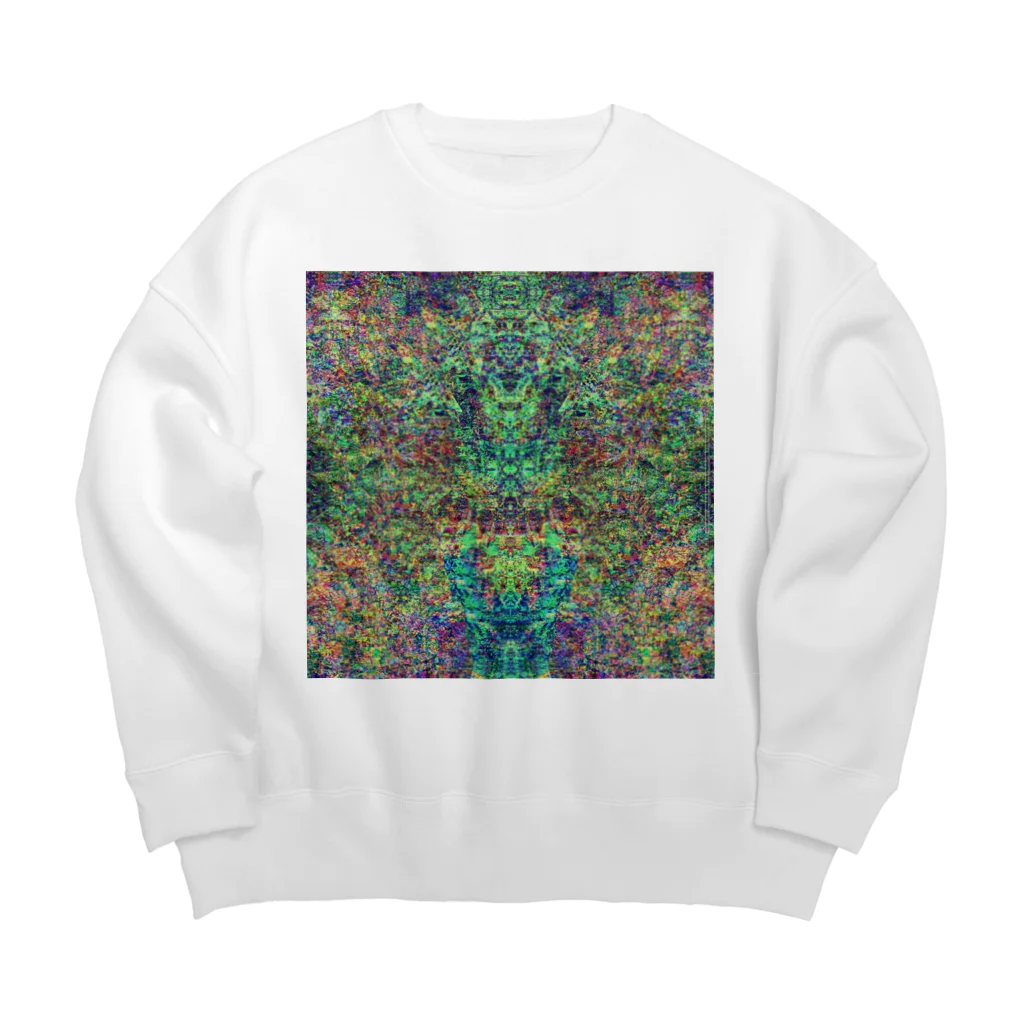 egg Artworks & the cocaine's pixの『м¡٢٣o٣』 Big Crew Neck Sweatshirt