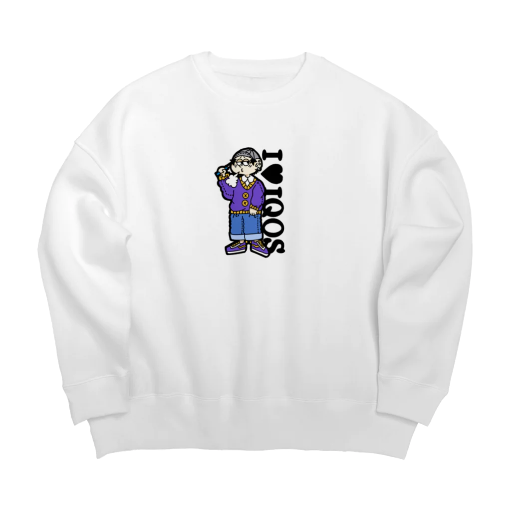 HeavySmokerのあいらぶあいこす Big Crew Neck Sweatshirt