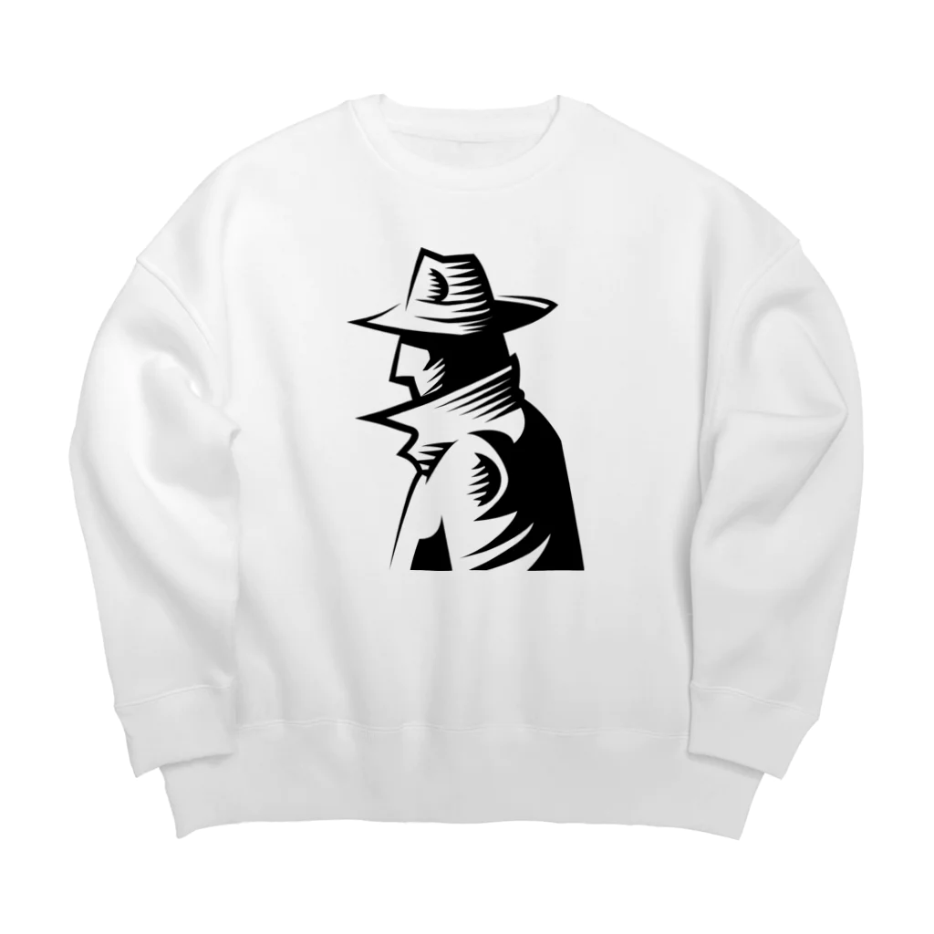 kimchinのハードボイルドなタフガイ Big Crew Neck Sweatshirt