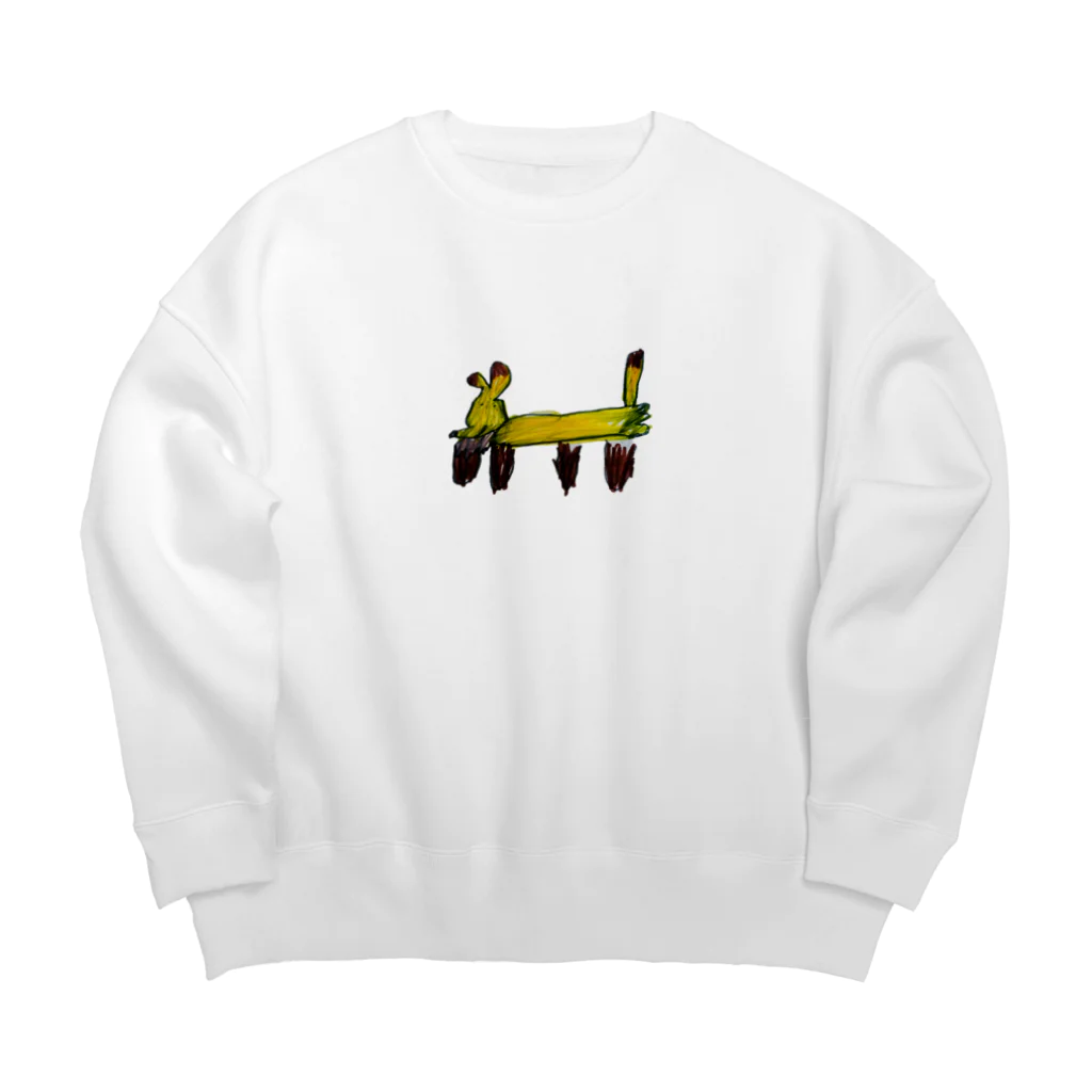 わたし。のきつね Big Crew Neck Sweatshirt