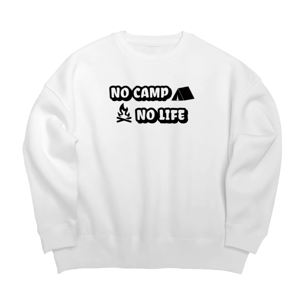 アウトドアデザインのNO CAMP NO LIFE Big Crew Neck Sweatshirt