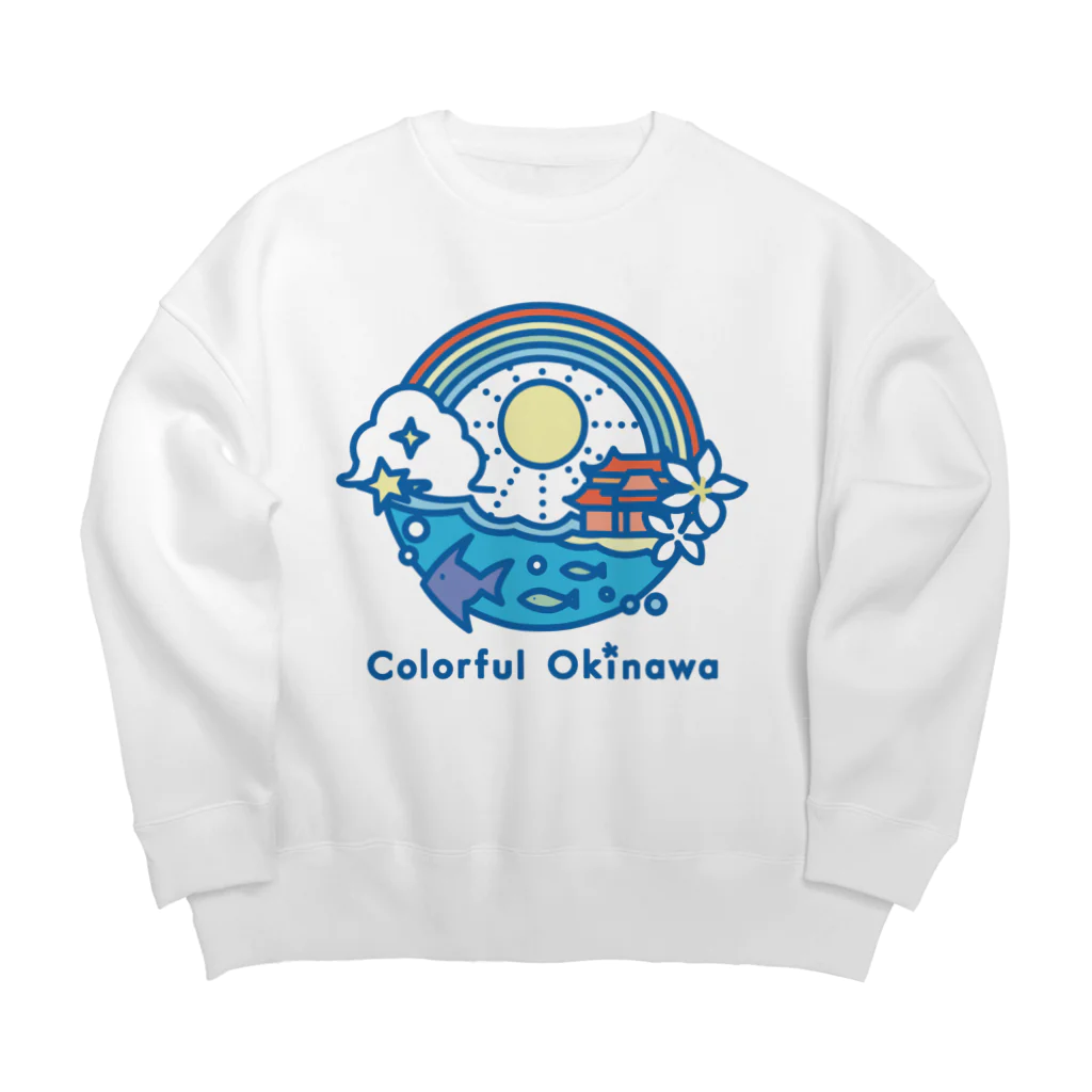 colorful_okinawaのcolorful okinawa logo ビッグシルエットスウェット